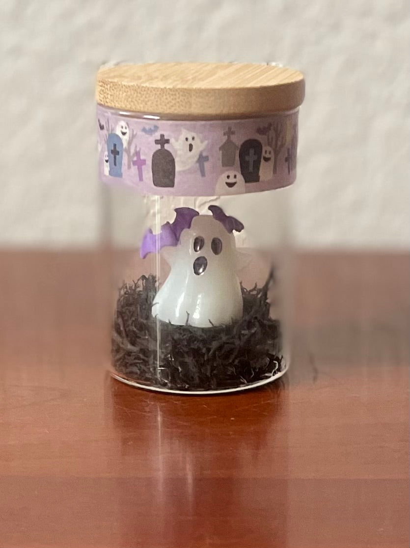 Halloween Ghost Friend Display Jar