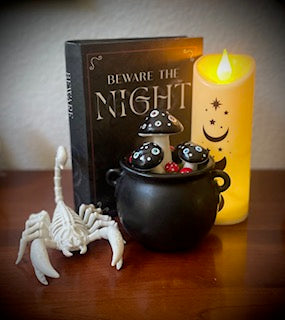 The Mushrooms Have Eyes Cauldron Planter